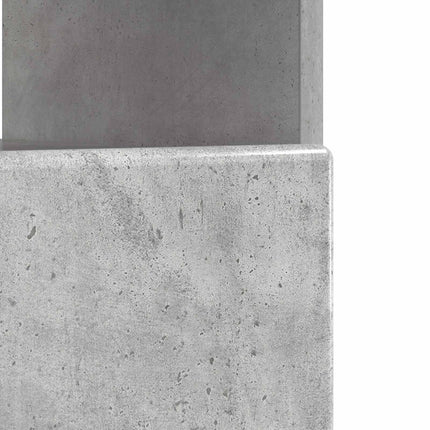 LED TV-skåp Betonggrå Konstruerat trä