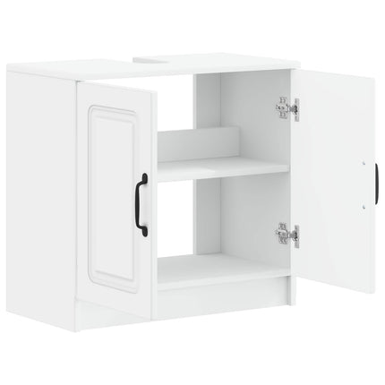 Badrumsskåp med handfat UTRECHT Vit 59,5 x 31,5 x 59 cm