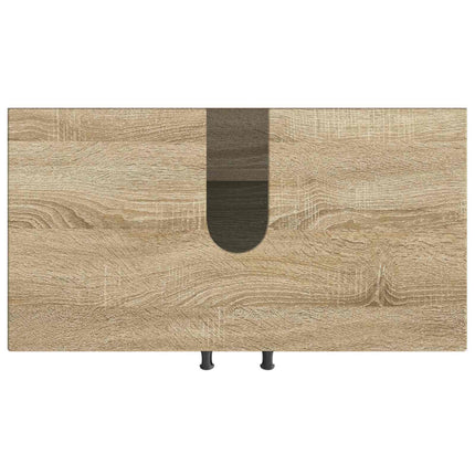 Badrumsskåp med handfat UTRECHT Sonoma-ek 59,5 x 31,5 x 59 cm