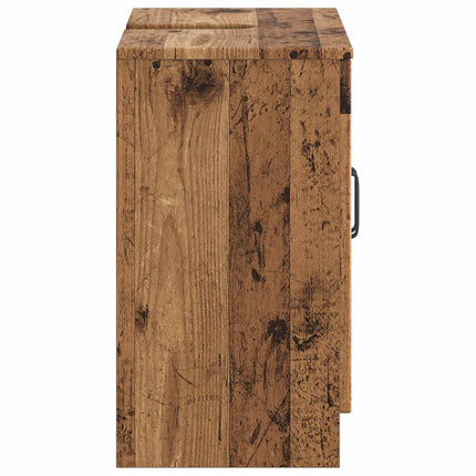 Badrumsskåp med handfat UTRECHT Gammalt trä 59,5 x 31,5 x 59 cm