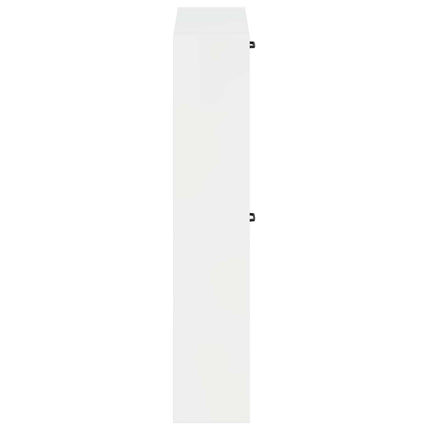 Väggmonterad skoskåp UTRECHT 71 x 17 x 86 cm Konstruerat trä
