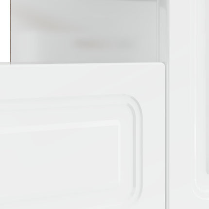 LED TV-skåp Vit högglans Konstruerat trä