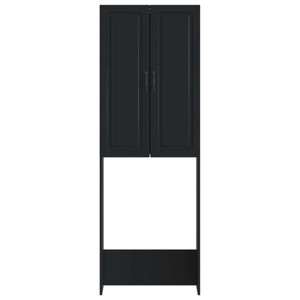 Toalett skåp UTRECHT Svart 66 x 25,5 x 190 cm Konstruerat trä