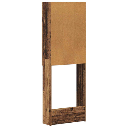 Toalett skåp UTRECHT Gammalt trä 66 x 25,5 x 190 cm
