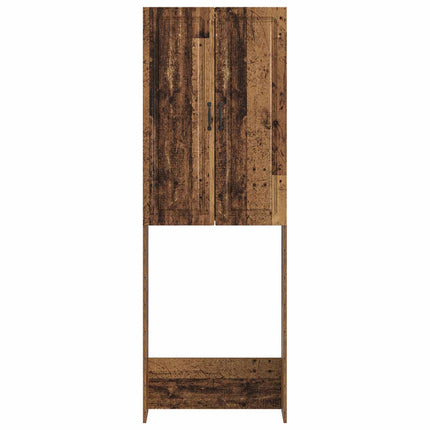 Toalett skåp UTRECHT Gammalt trä 66 x 25,5 x 190 cm
