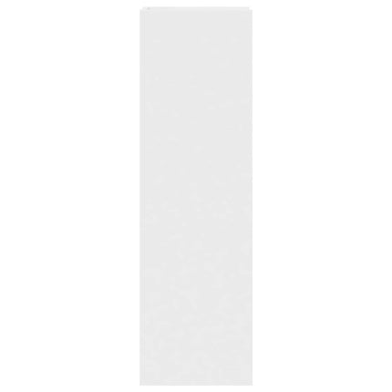 Växtställ med hylla Vit 30 x 30 x 100 cm Konstruerat trä