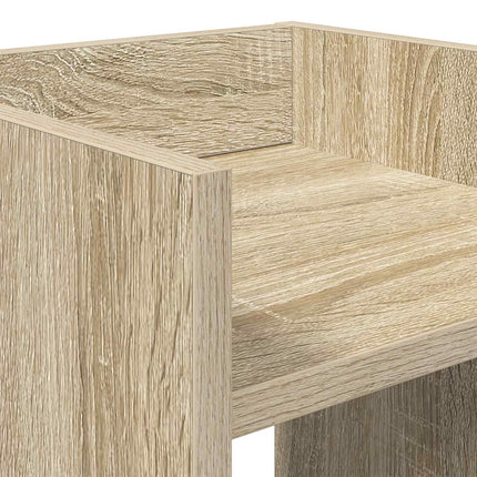 Växtställ med hylla Sonoma-ek 30 x 30 x 100 cm Konstruerat trä