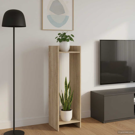Växtställ med hylla Sonoma-ek 30 x 30 x 100 cm Konstruerat trä