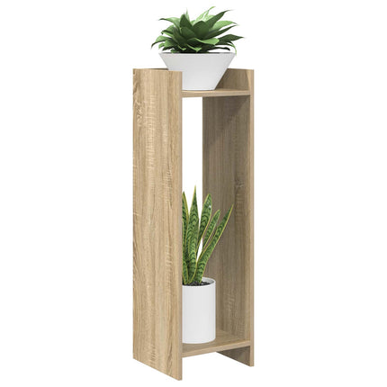 Växtställ med hylla Sonoma-ek 30 x 30 x 100 cm Konstruerat trä