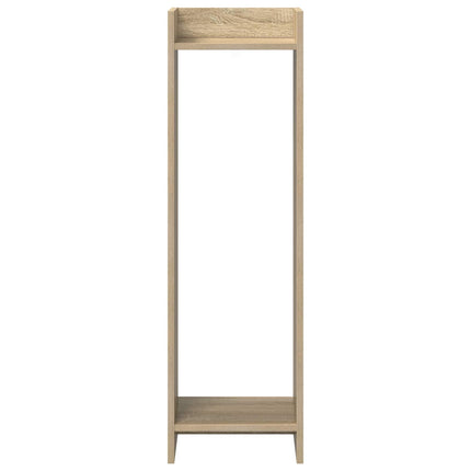 Växtställ 2 pcs Sonoma-ek 30 x 30 x 100 cm Konstruerat trä