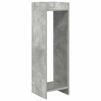 Växtställ med hylla BetongGrå 30 x 30 x 100 cm Konstruerat trä