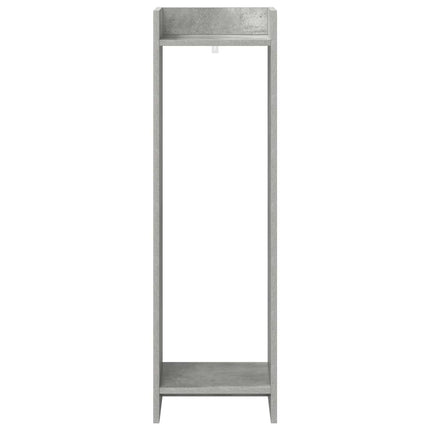 Växtställ 2 pcs BetongGrå 30 x 30 x 100 cm Konstruerat trä