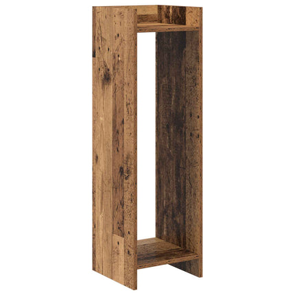 Växtställ 2 pcs Gammalt trä 30 x 30 x 100 cm Konstruerat trä