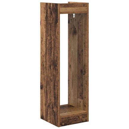 Växtställ 2 pcs Gammalt trä 30 x 30 x 100 cm Konstruerat trä