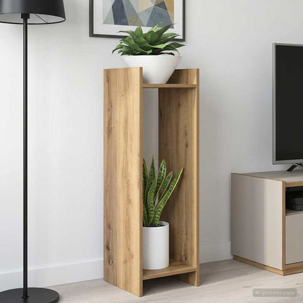 Växtställ Artisan Ek 30 x 30 x 100 cm Konstruerat trä