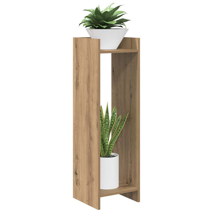 Växtställ 2 pcs Artisan Ek 30 x 30 x 100 cm Konstruerat trä
