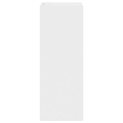 Växtställ med hylla 2 pcs Vit 30 x 30 x 80 cm Konstruerat trä