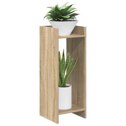 Växtställ 2 st Sonoma-ek 30 x 30 x 80 cm Konstruerat trä