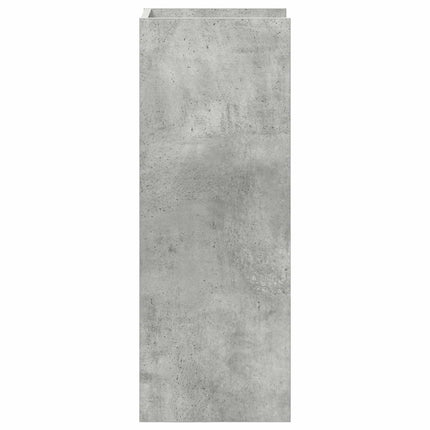 Växtställ 2 st BetongGrå 30 x 30 x 80 cm Konstruerat trä