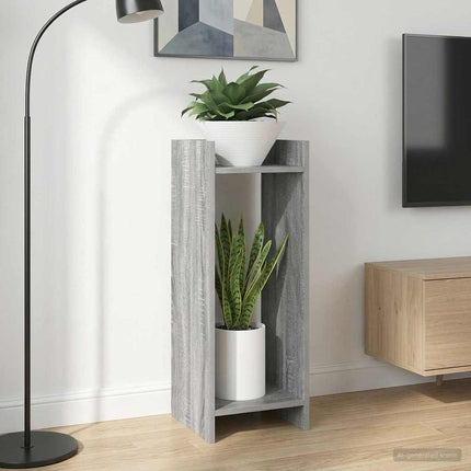 Växtställ 2 pcs Grå Sonoma 30 x 30 x 80 cm Konstruerat trä