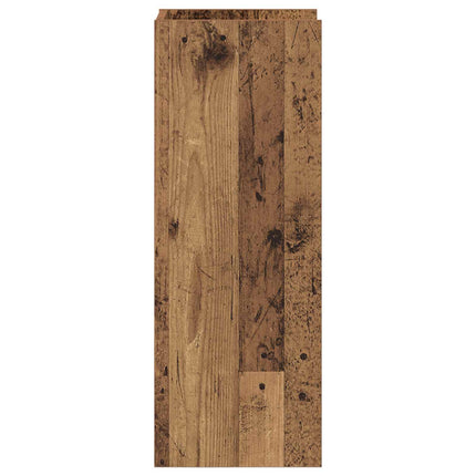Växtställ 2 pcs Gammalt trä 30 x 30 x 80 cm Konstruerat trä