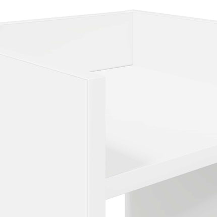 Växtställ med hylla 2 pcs Vit 30 x 30 x 60 cm Konstruerat trä