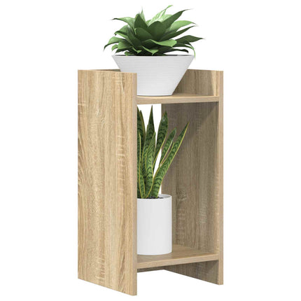 Växtställ 2 pcs Sonoma-ek 30 x 30 x 60 cm Konstruerat trä
