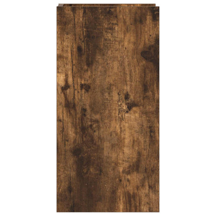 Växtställ med hylla Rökt Ek 30 x 30 x 60 cm Konstruerat trä