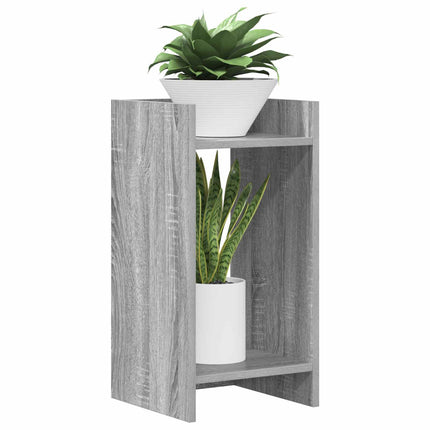 Växtställ 2 pcs Grå Sonoma 30 x 30 x 60 cm Konstruerat trä
