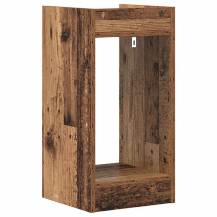 Växtställ 2 pcs Gammalt trä 30 x 30 x 60 cm Konstruerat trä