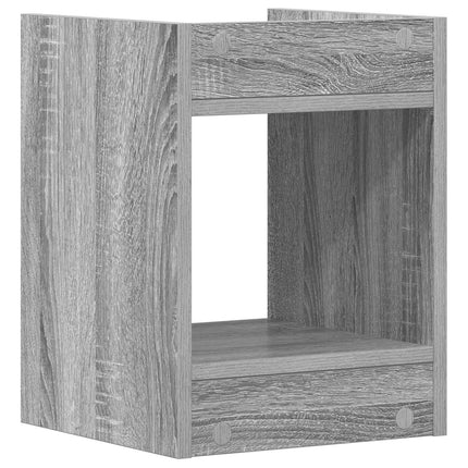 Växtställ 2 pcs Grå Sonoma 30 x 30 x 40 cm Konstruerat trä