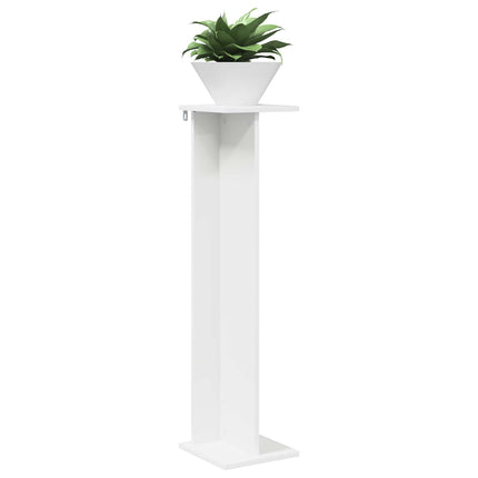 Växtställ Vit 25 x 25,5 x 100,5 cm Konstruerat trä