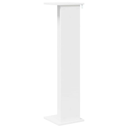 Växtställ 2 pcs Vit 25 x 25,5 x 100,5 cm Konstruerat trä