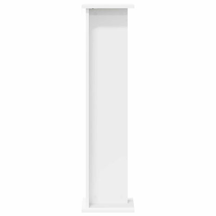 Växtställ 2 st Vit 25 x 25,5 x 100,5 cm Konstruerat trä