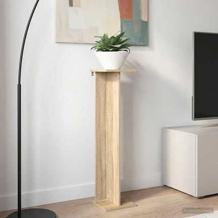 Växtställ 2 pcs Sonoma-ek 25 x 25,5 x 100,5 cm Konstruerat trä