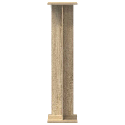 Växtställ 2 pcs Sonoma-ek 25 x 25,5 x 100,5 cm Konstruerat trä