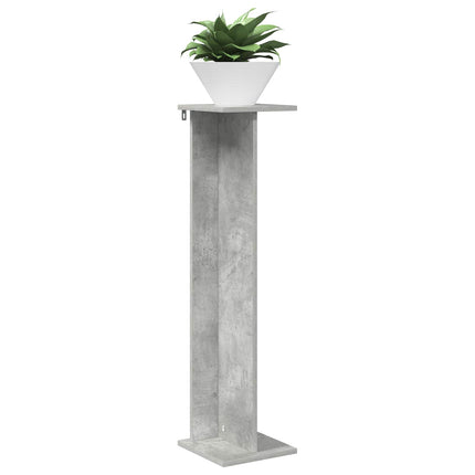 Växtställ BetongGrå 25 x 25,5 x 100,5 cm Konstruerat trä