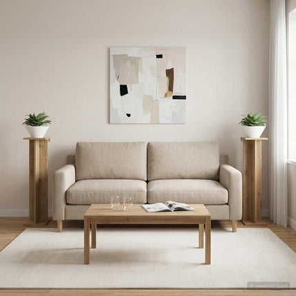 Växtställ 2 pcs Artisan Ek 25 x 25,5 x 100,5 cm Konstruerat trä