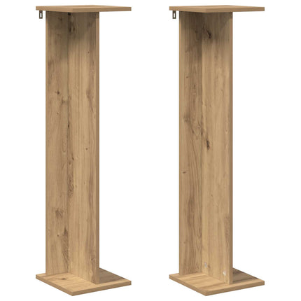 Växtställ 2 pcs Artisan Ek 25 x 25,5 x 100,5 cm Konstruerat trä