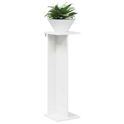 Växtställ Vit 25 x 25,5 x 80,5 cm Konstruerat trä