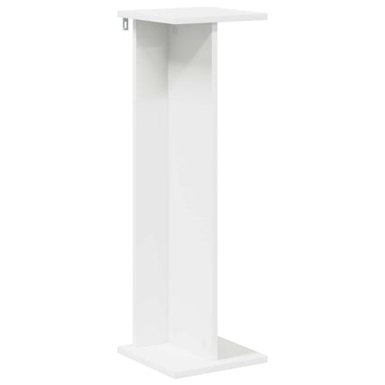 Växtställ 2 st Vit 25 x 25,5 x 80,5 cm Konstruerat trä