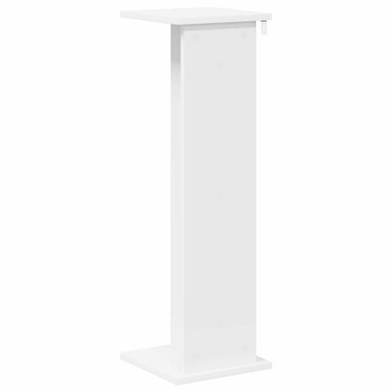 Växtställ 2 pcs Vit 25 x 25,5 x 80,5 cm Konstruerat trä