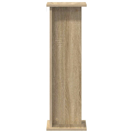 Växtställ 2 pcs Sonoma-ek 25 x 25,5 x 80,5 cm Konstruerat trä