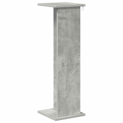 Växtställ 2 pcs BetongGrå 25 x 25,5 x 80,5 cm Konstruerat trä