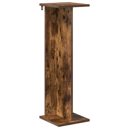 Växtställ 2 pcs Rökt Ek 25 x 25,5 x 80,5 cm Konstruerat trä