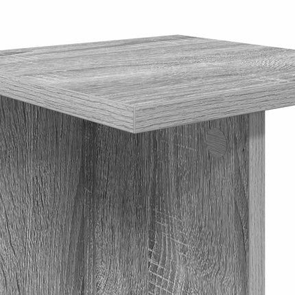 Växtställ 2 pcs Grå Sonoma 25 x 25,5 x 80,5 cm Konstruerat trä