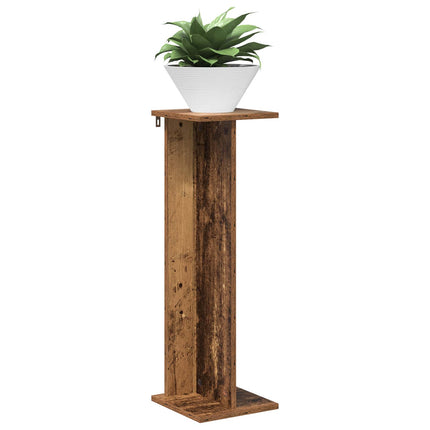 Växtställ Gammalt trä 25 x 25,5 x 80,5 cm Konstruerat trä