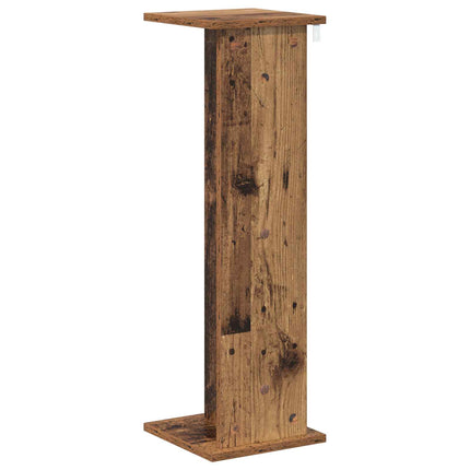 Växtställ 2 pcs Gammalt trä 25 x 25,5 x 80,5 cm Konstruerat trä