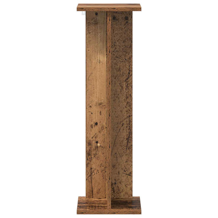 Växtställ 2 st Gammalt trä 25 x 25,5 x 80,5 cm Konstruerat trä