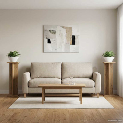 Växtställ 2 pcs Artisan Ek 25 x 25,5 x 80,5 cm Konstruerat trä